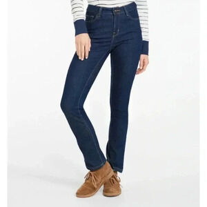 LL Bean size 10 Classic  fit denim jeans.VGUC.  hi rise straight leg jean